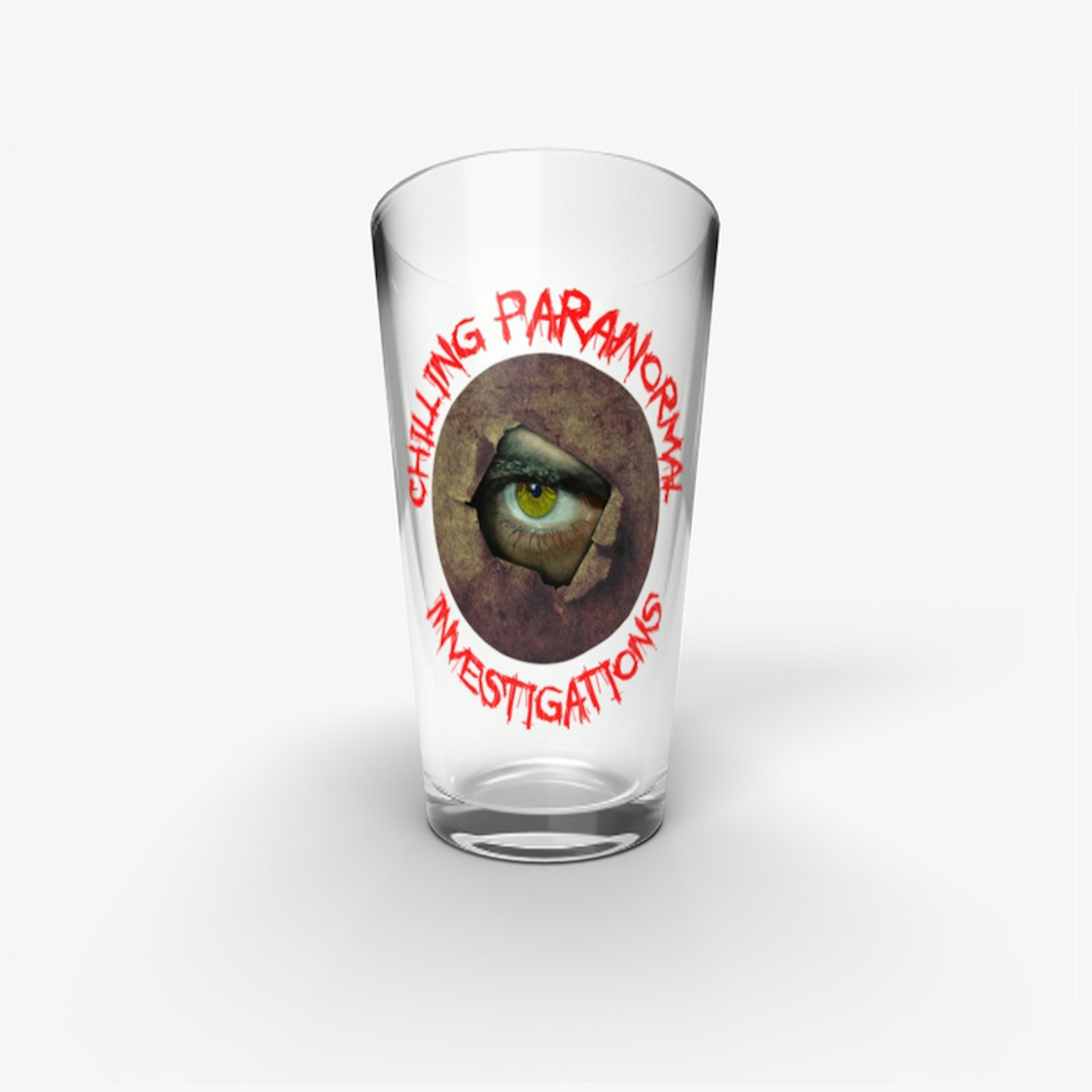 Chilling Paranormal Pint Glass